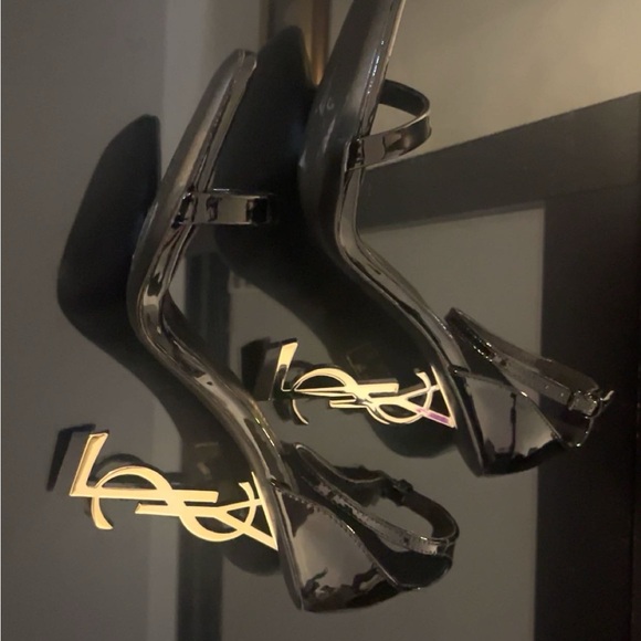 Saint Laurent Women's Heels - Black - Picture 8 of 9